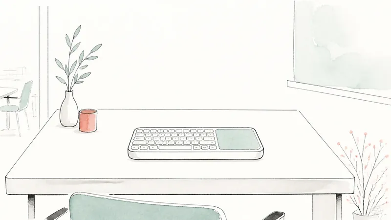 キーボードとマウスを置く場所がないならタッチパッド一体型を検討する