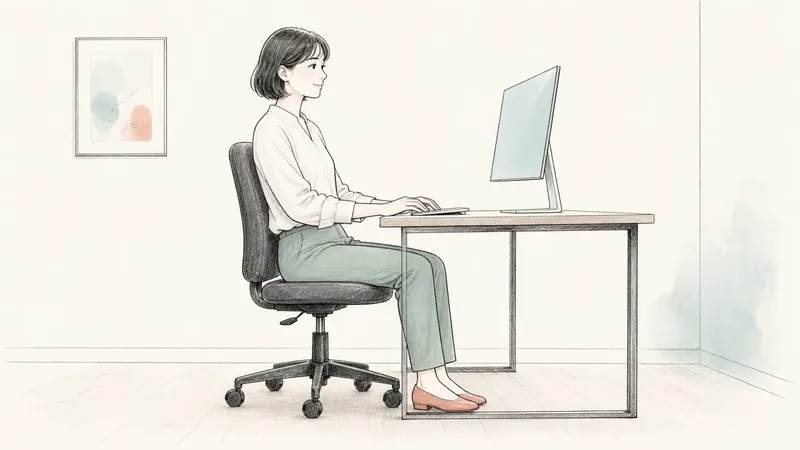 小柄でオフィスチェアに座ると足がつかない人へ｜最低座面高365mmの選び方