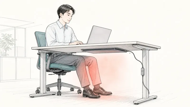 オフィスで足元だけ寒い｜50Wデスクヒーターを取り付ける条件