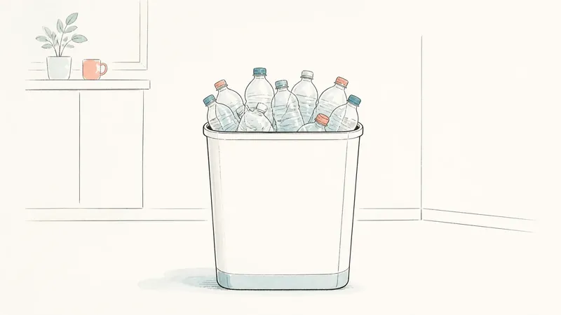 オフィスのペットボトル用ゴミ箱は何L必要？回収間隔から67Lを見極める