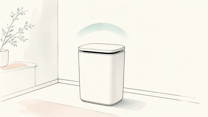 オフィスのゴミ箱を触らず開ける｜センサー反応とふたの高さを試す