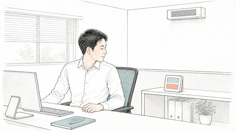 オフィスの温湿度計はどこに置く？作業場所を測る位置の決め方