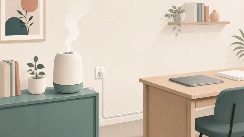 小さなオフィスへ加湿器を置くなら設置面・給水経路・電源を確かめる