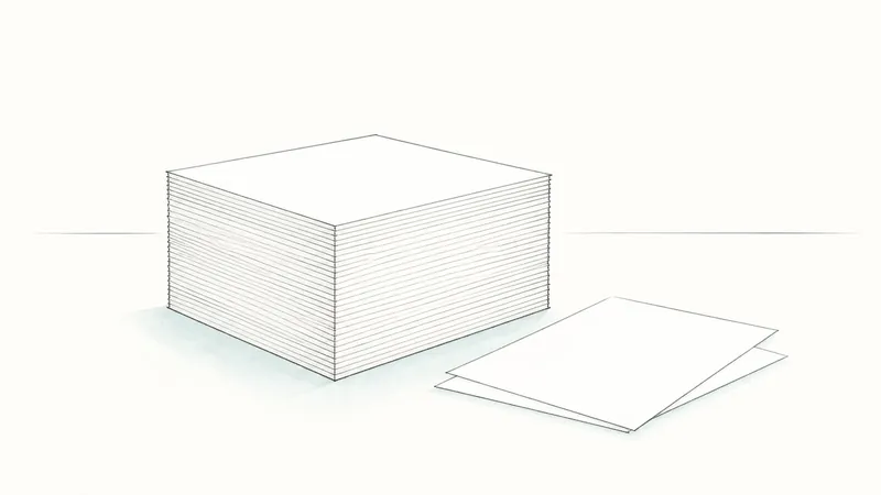 紙束をまとめて切るには？裁断厚30mmの強力断裁機を置く条件